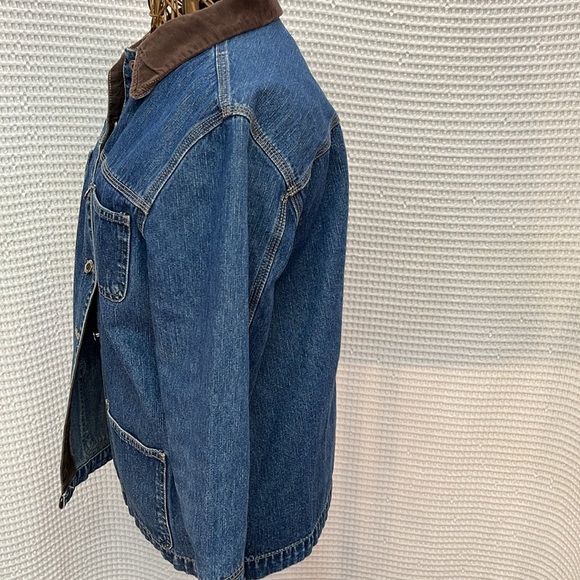 Vintage Caribbean Joe Size Small Petite Denim Jacket with 4 Front Pockets. EUC - Picture 4 of 7